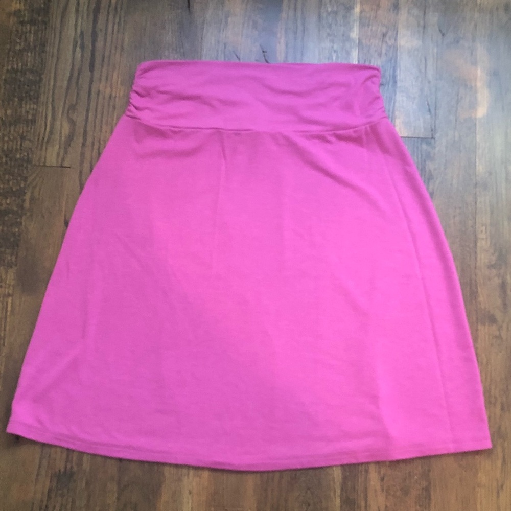 Fuchsia T-shirt skirt
